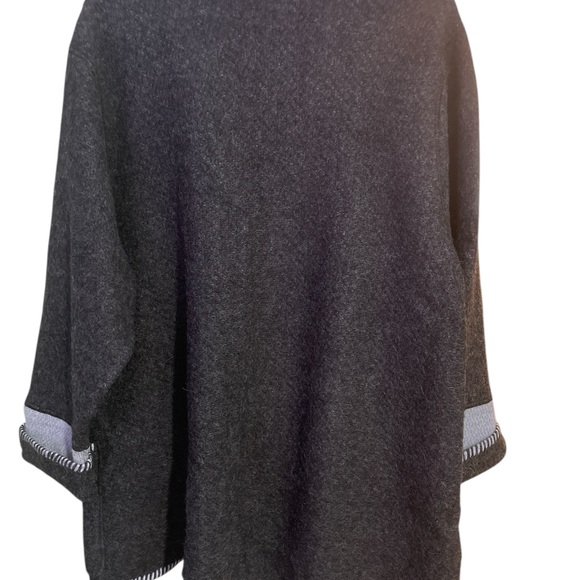 Escada Dark Gray Open Front Cardigan - Picture 2 of 4